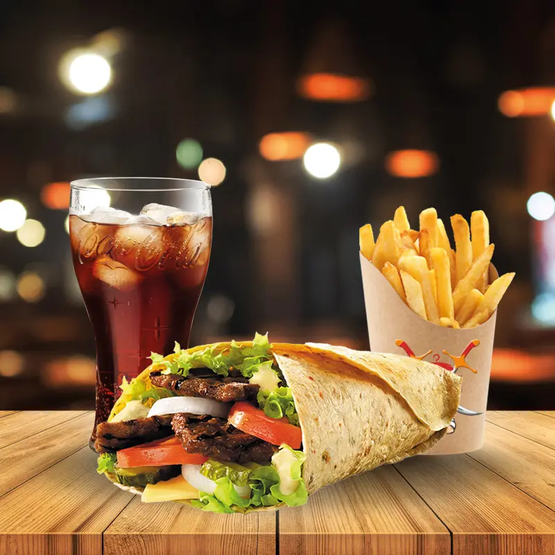 Menu Galette Steak Haché